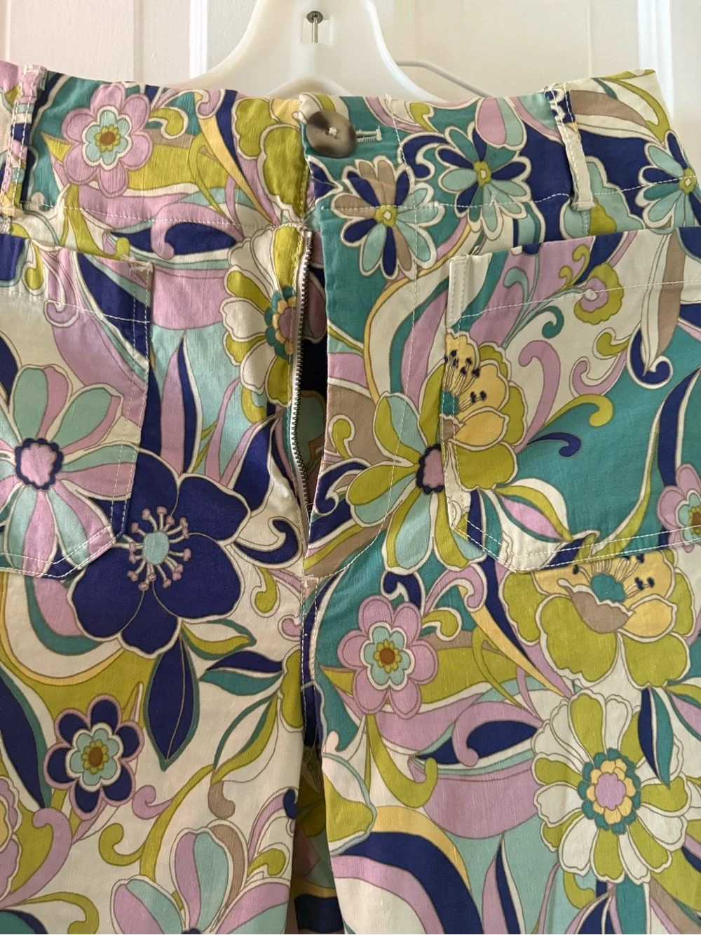 Anthropologie Multi-Color Wide-Leg Printed Palazzo Pants